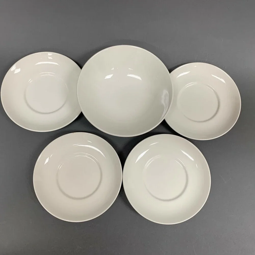 J & G Meakin Studio England Bowl and Saucers‎ Lot of 5